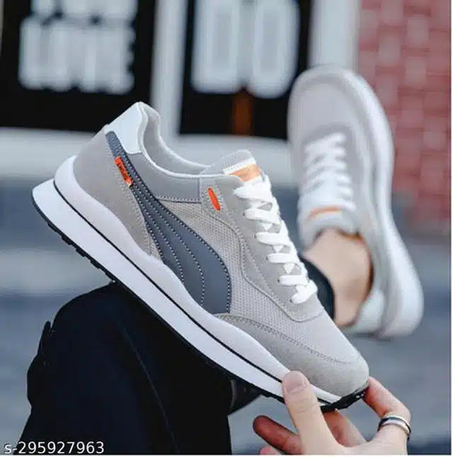 Sports Shoes for Men (Grey, 10)