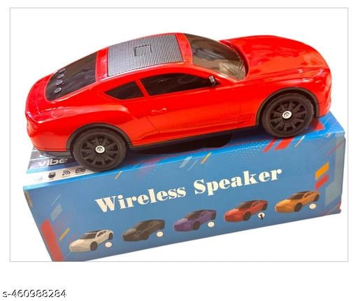 Portable Wireless Car Bluetooth Speaker (Red)
