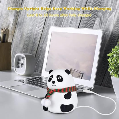 Silicone Panda Touch LED Lamp Night Light Lamp for Kids Gifts for Teen Girls Boys Night Light Lamp Cute Room Decor Gifts for Girlfriends Item Birthday Gift for Girls/Boys, Colour Changing