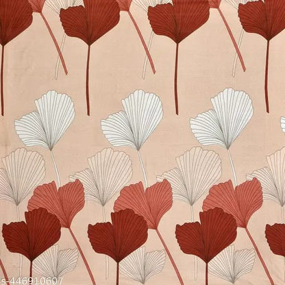 Super Soft Glace Cotton All Round Elastic Fitted Double Bed Bedsheet with 2 Pillow Covers-72x78x8