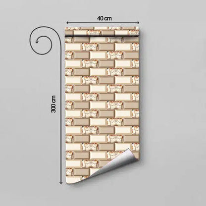 PVC Self Adhesive Wall Stickers (Multicolor, 300x40 cm)