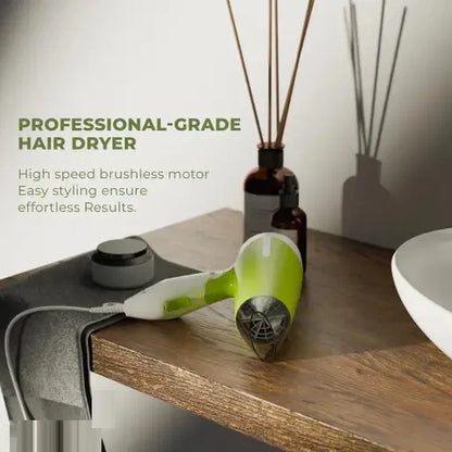 Ks-2800 hair drayar 1200W 2-in-1 Hair dryer and Transparent Concentrator | 4 Heat Settings with cooling air (Hot/ Warm)